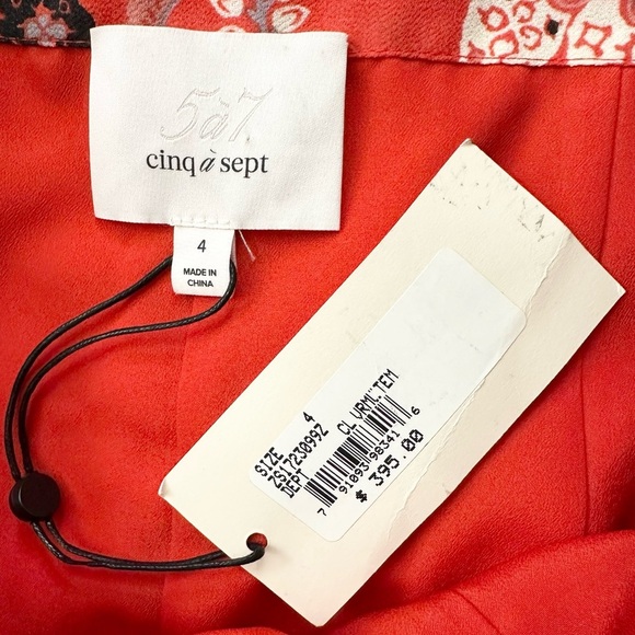 Cinq a Sept Kathleen Ruched Georgette Midi Skirt Venetian - Picture 10 of 12